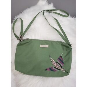 JuJuBe Be Quick Shoulder Bag Wristlet Purse Crossbody Bird Green